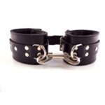 Stylish Rouge Garments Black Fur Wrist Cuffs for Chic Fashion Statements