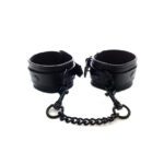 Rouge Garments Plain Black Wrist Cuffs - Stylish & Versatile Accessory