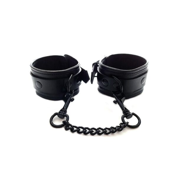 Rouge Garments Plain Black Wrist Cuffs - Stylish & Versatile Accessory