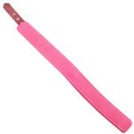 Stylish Plain Pink Leather Collar by Rouge Garments - Perfect for Fashion-Forward Pets - Image 3