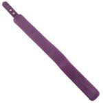 Stylish Plain Purple Leather Collar by Rouge Garments - Perfect for Fashion-Forward Pets - Image 3