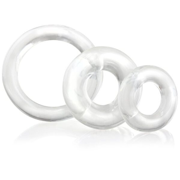 Screaming O RingO x3 Clear Cock Rings - Ultimate Comfort & Performance for Enhanced Pleasure