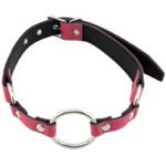 Rouge Garments Pink O Ring Gag - Stylish BDSM Accessory for Ultimate Pleasure - Image 2