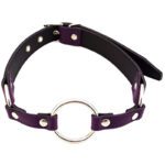 Rouge Garments Purple O Ring Gag - Stylish BDSM Accessory for Ultimate Pleasure - Image 2