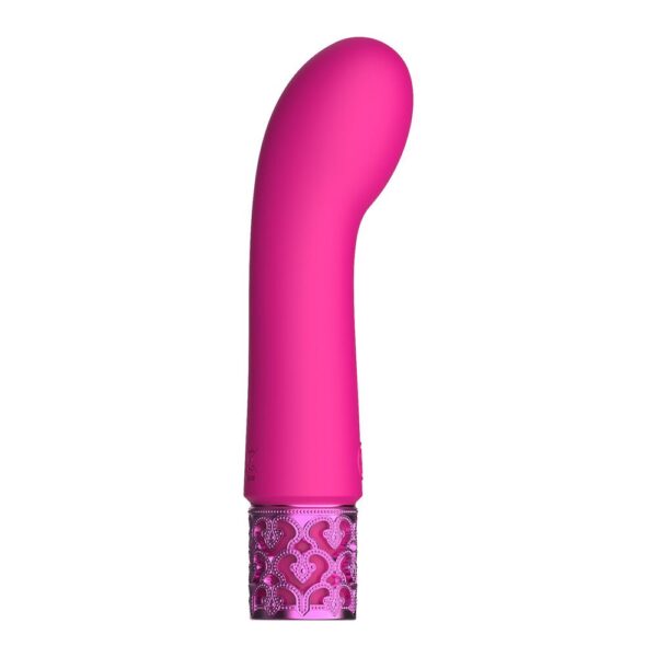 Royal Gems Bijou Rechargeable Pink Silicone Bullet - Ultimate Pleasure Toy