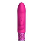 Royal Gems Dazzling Rechargeable Pink Rabbit Bullet - Ultimate Pleasure Toy - Image 2