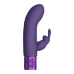 Royal Gems Dazzling Rechargeable Purple Rabbit Bullet - Ultimate Pleasure Toy