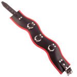 Rouge Garments Black and Red Padded Posture Collar for Ultimate Comfort and Support