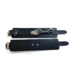 Rouge Garments Black Rubber Wrist Cuffs - Stylish & Durable Accessories for Every Occasion - Image 3