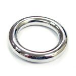 Rouge Stainless Steel 40mm Round Cock Ring - Durable & Stylish Adult Toy - Image 2