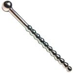 Rouge Stainless Steel Beaded Urethral Sound for Enhanced Sensation and Pleasure