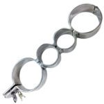 Rouge Stainless Steel Heavy Metal Wrist and Ankle Binder - Durable Restraint for Ultimate Bondage Experience
