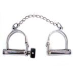 Rouge Stainless Steel Wrist Shackles - Durable, Stylish, and Secure Accessories