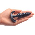 Small Black Beaded Anal Plug for Enhanced Pleasure and Intimacy - Image 4