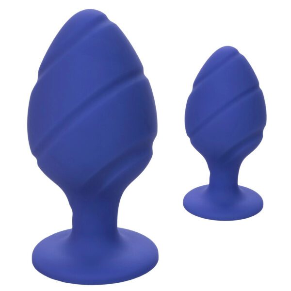 Cheeky Butt Plug Duo in Purple - Perfect for Playful Pleasure
