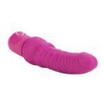 Power Stud Curvy Waterproof Vibrator - 6.75 Inch Pink Pleasure Toy - Image 4