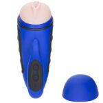 Apollo Alpha Stroker 2: Rechargeable Blue Masturbator for Ultimate Pleasure - Image 5