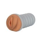 Gripper Ribbed Tight Pussy Brown Masturbator - Ultimate Pleasure Experience