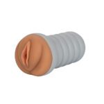 Gripper Ribbed Tight Pussy Brown Masturbator - Ultimate Pleasure Experience - Image 2