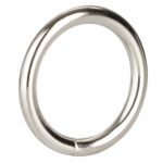 Premium Medium Silver Cock Ring for Enhanced Pleasure and Performance - Image 3
