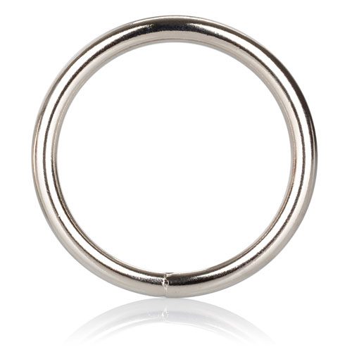 SE-1402-05-2x Premium Large Silver Cock Ring for Enhanced Pleasure and Performance - Image 1