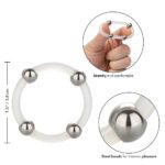 Durable Steel Beaded Silicone Ring - Large Size for Ultimate Comfort and Style - Image 3