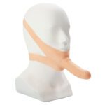Accommodator Face Strap-On Dildo in Flesh - Ultimate Pleasure for Couples - Image 2