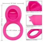 Rechargeable Teasing Tongue Enhancer Cock Ring for Ultimate Pleasure - Image 3