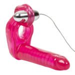 Ultimate Triple Stimulator Vibrating Cock Ring with Dong for Enhanced Pleasure - Image 3
