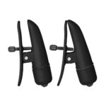 Vibrating Black Nipple Clamps - Nipplettes for Ultimate Sensation and Stimulation - Image 2