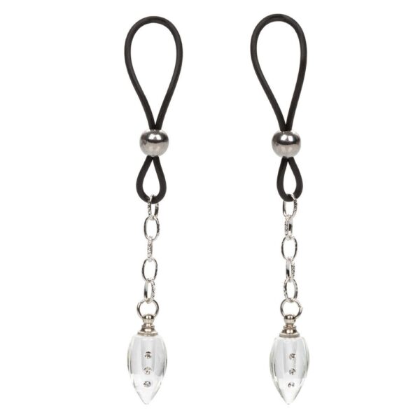 Crystal Teardrop Non-Piercing Nipple Jewellery for Sensational Nipple Play