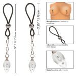 Crystal Teardrop Non-Piercing Nipple Jewellery for Sensational Nipple Play - Image 2