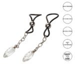 Crystal Teardrop Non-Piercing Nipple Jewellery for Sensational Nipple Play - Image 3