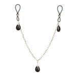 Onyx Nipple Play Non-Piercing Chain Jewelry - Elegant Body Accessory