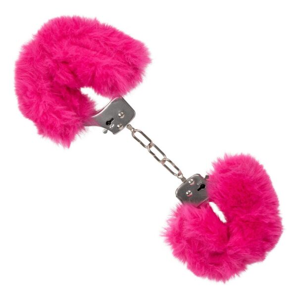 Ultra Fluffy Pink Furry Handcuffs – Soft & Adjustable for Playful Restraint