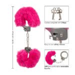 Ultra Fluffy Pink Furry Handcuffs – Soft & Adjustable for Playful Restraint - Image 4