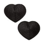 Radiance Black Heart Pasties – Sexy Reusable Nipple Covers for Daring Looks