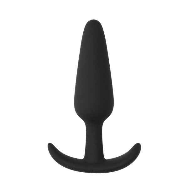 Beginner's Slim Black Butt Plug - Perfect for First-Time Pleasure