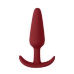 Beginner's Slim Red Butt Plug - Perfect for First-Time Pleasure