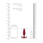 Beginner's Slim Red Butt Plug - Perfect for First-Time Pleasure - Image 3