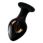 Secret Kisses 3.5 Inch Glass Butt Plug - Elegant Pleasure for Intimate Moments - Image 2