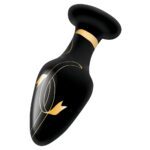 Secret Kisses 4 Inch Glass Butt Plug - Elegant Pleasure for Intimate Adventures - Image 2
