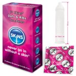Skins Dots and Ribs Condoms 12 Pack - Ultimate Pleasure and Sensation - Image 2
