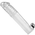 Size Matters Clear Vibrating Penis Sleeve for Enhanced Pleasure and Stimulation