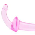 Double Fun Pink Strapless Strap-On Dildo for Ultimate Pleasure - Image 3