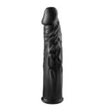 Enhance Your Experience: 1 Inch Length Extender Penis Sleeve - 7.5 Inches Black - Image 2