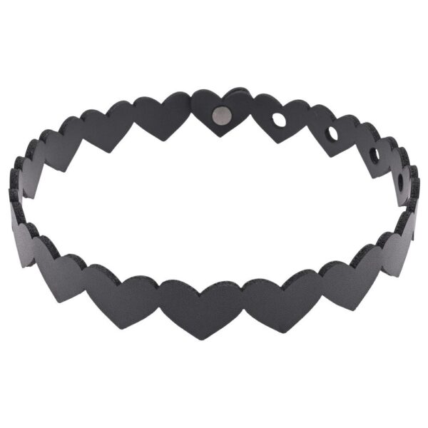 Sportsheets Sex and Mischief Heart Day Collar - Playful BDSM Accessory for Romantic Adventures