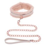 Seductive Sex and Mischief Fur Collar and Leash Set for Playful Bondage