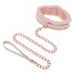 Seductive Sex and Mischief Fur Collar and Leash Set for Playful Bondage - Image 4