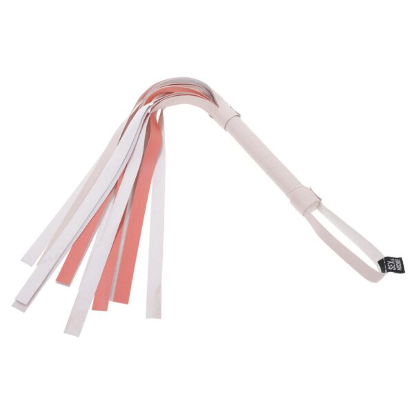 Sex and Mischief Stripe Flogger - Perfect for Sensual Play and BDSM Adventures
